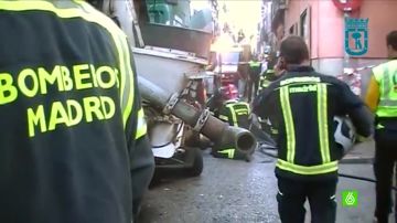 Muere un hombre aplastado por una hormigonera en Madrid