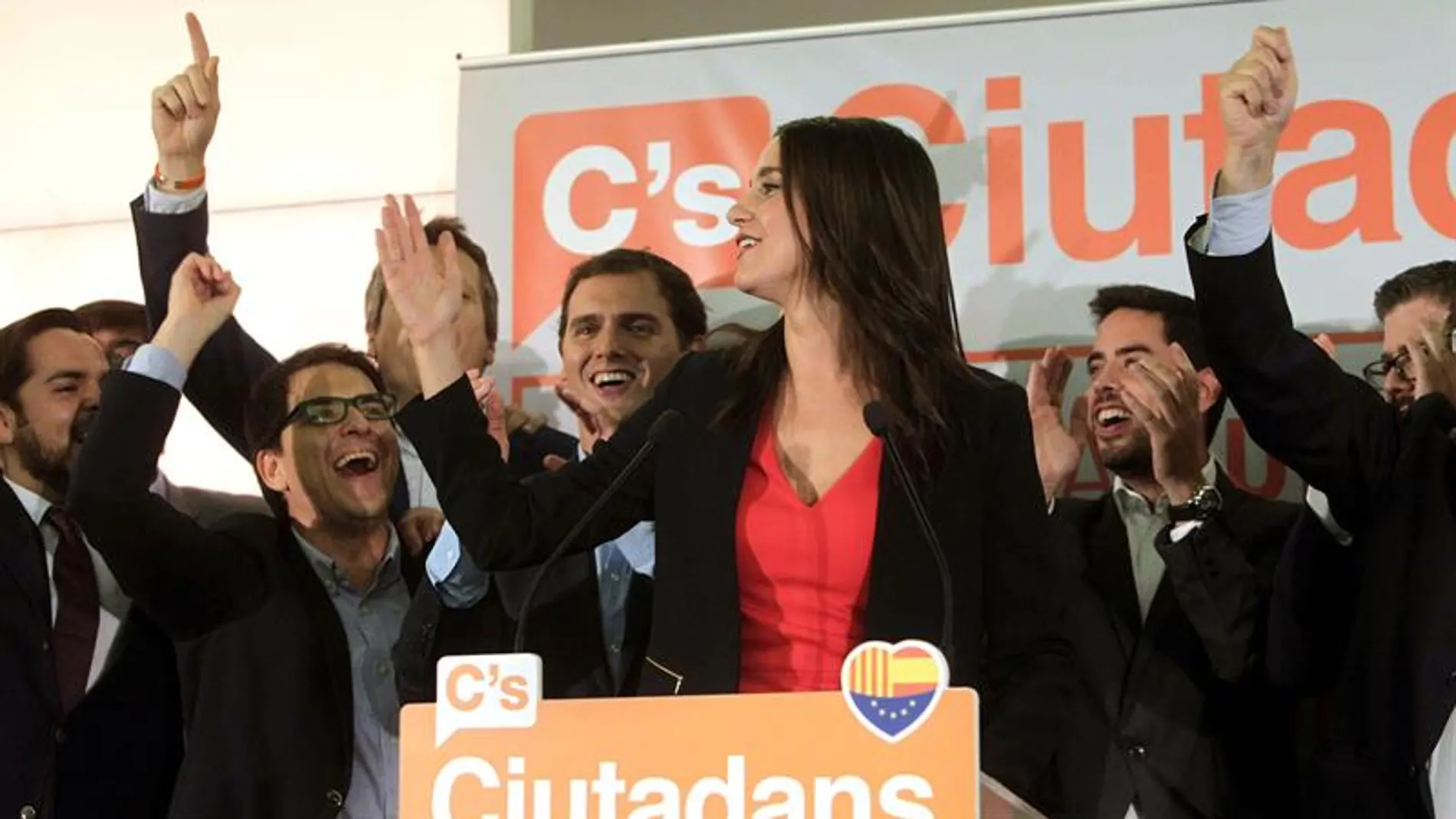  La candidata a la presidencia de la Generalitat por Ciutadans, Inés Arrimadas