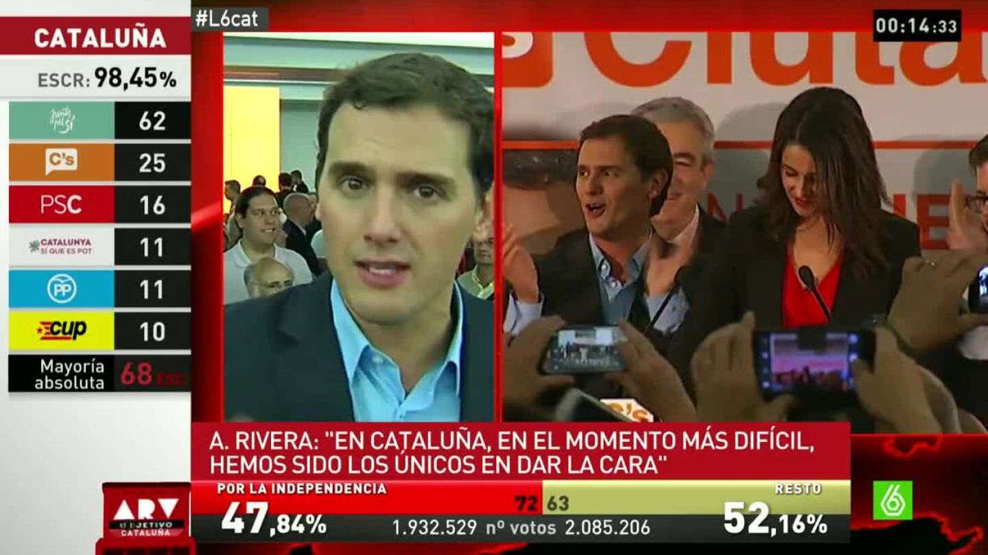 Albert Rivera valora el 27S