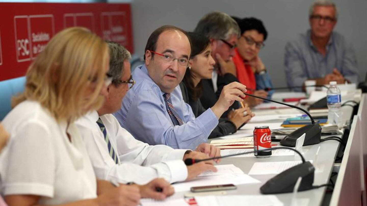 Miquel Iceta valora los resultados del PSC