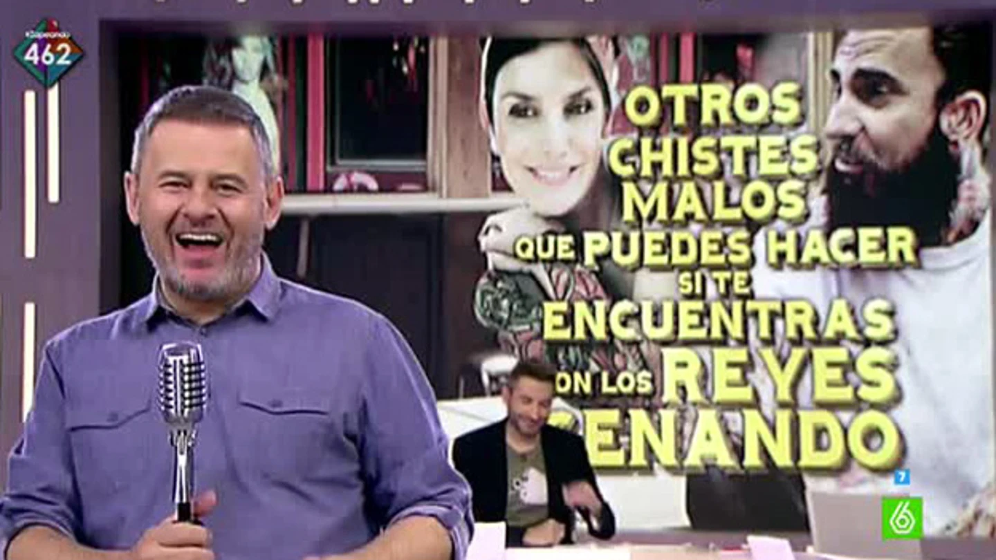 Miki Nadal, en una ronda rápida de otros chistes malos que puedes hacer si te encuentras con los reyes Miki Nadal, en una ronda rápida de otros chistes malos que puedes hacer si te encuentras con los reyes