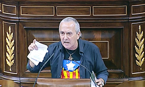 Diputado de Amaiur, Sabino Cuadra. Diputado de Amaiur, Sabino Cuadra.