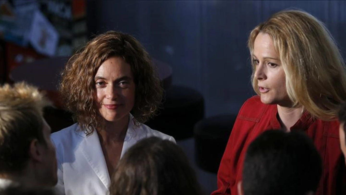 Meritxell Batet junto a Zaida Cantera Meritxell Batet junto a Zaida Cantera