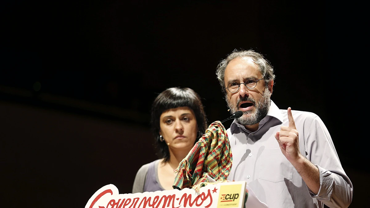 Antonio Baños y Anna Gabriel, de la CUP