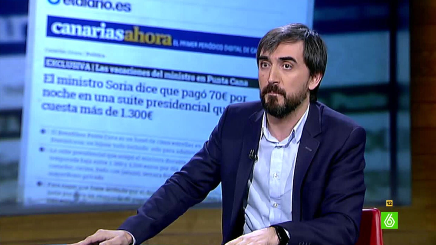 Ignacio Escolar: "Vamos a seguir informando sobre el ministro Soria, no nos va a callar"
