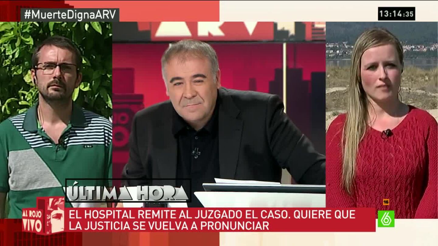 Ferreras con los padres de andrea