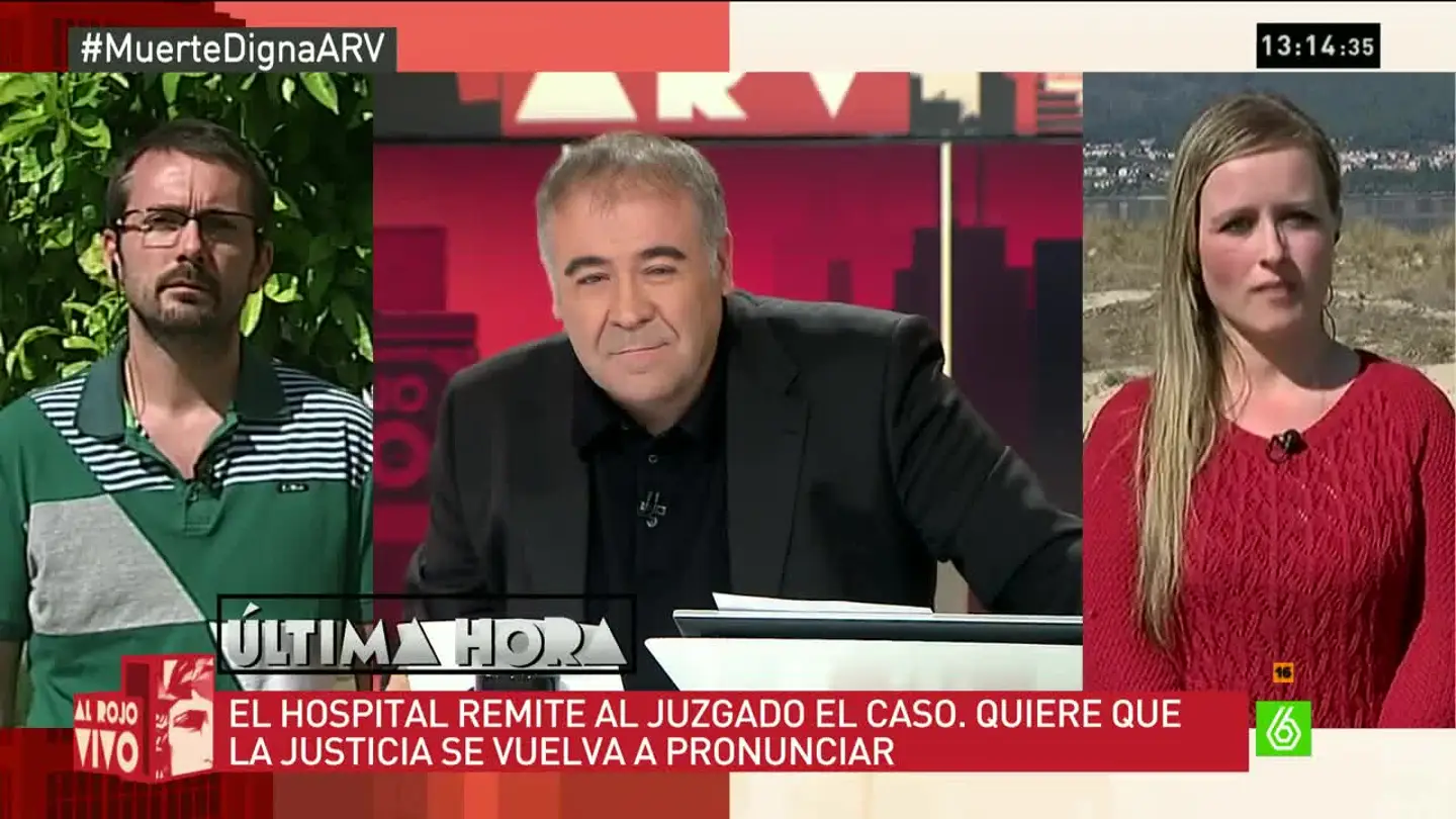 Ferreras con los padres de andrea Ferreras con los padres de andrea
