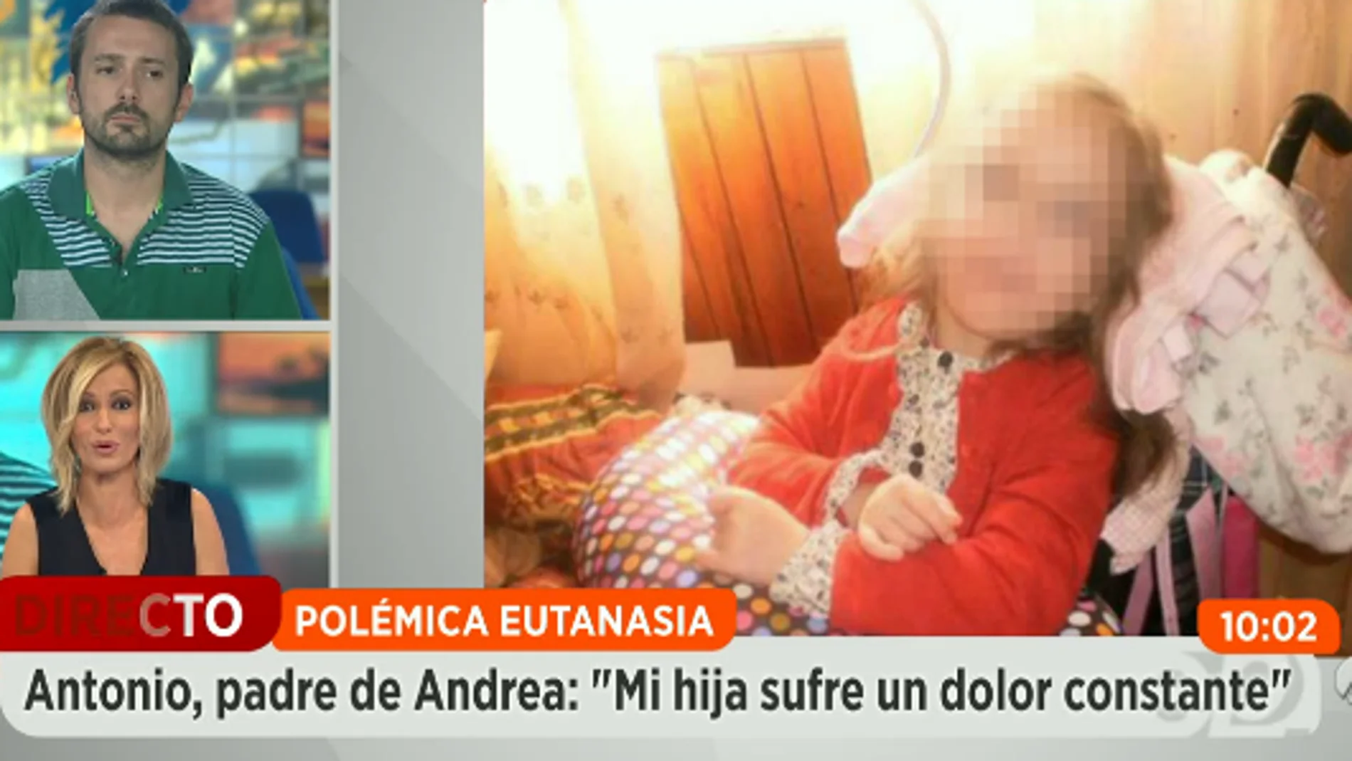 Los padres de Andrea piden una muerte digna para su hija