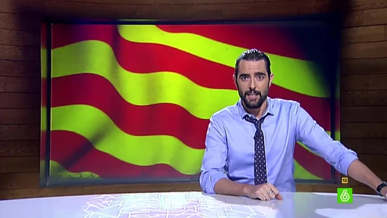 Dani Mateo regala a los espectadores una nueva versión de el himno de Cataluña Dani Mateo regala a los espectadores una nueva versión de el himno de Cataluña