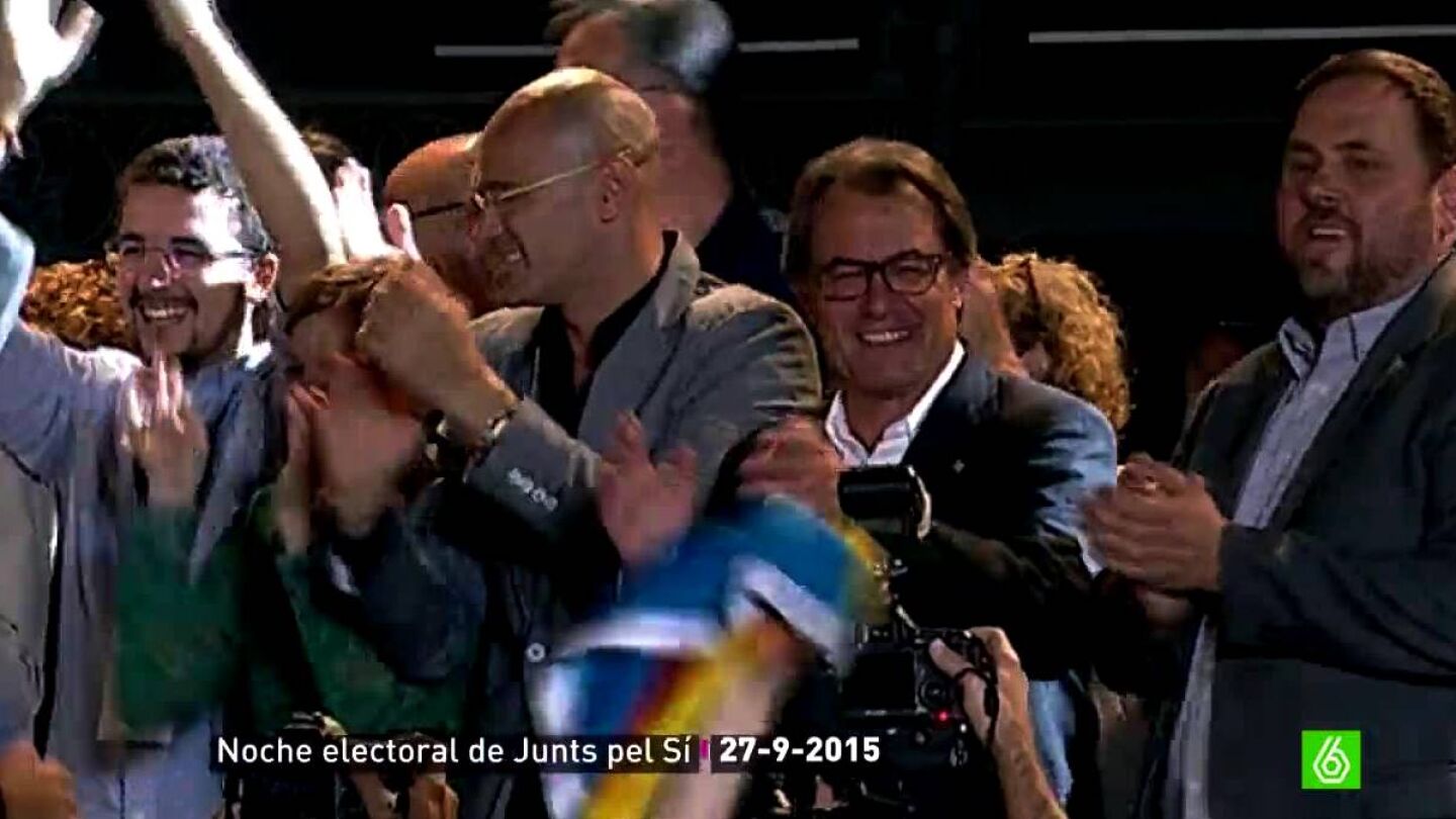 Romeva, Mas y Junqueras