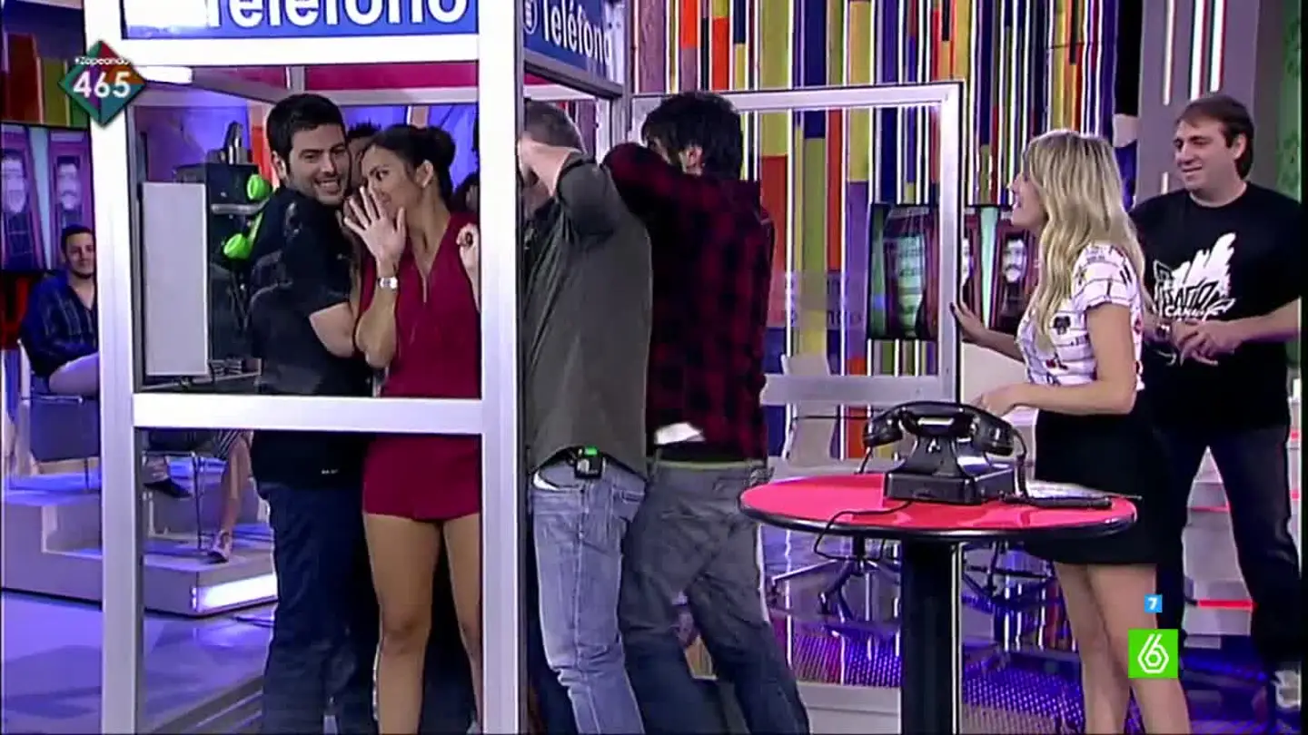David Muñoz, antes de que entrara más gente en su cabina: "No cabemos nadie más" David Muñoz, antes de que entrara más gente en su cabina: "No cabemos nadie más"