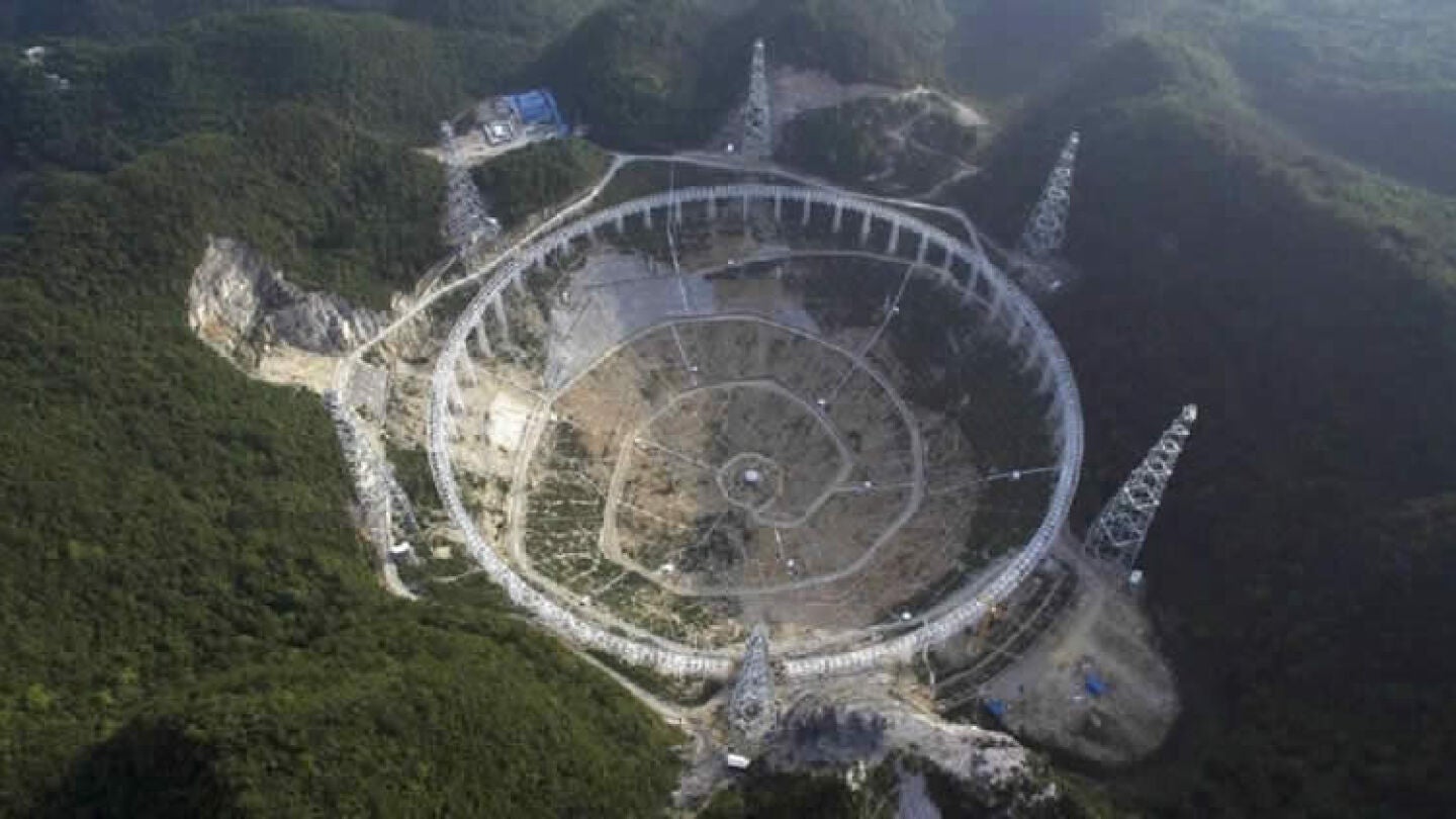El radiotelescopio m&aacute;s grande del mundo