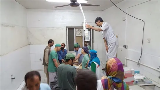 Imagen de una de las salas del hospital bombardeado en Kunduz Imagen de una de las salas del hospital bombardeado en Kunduz