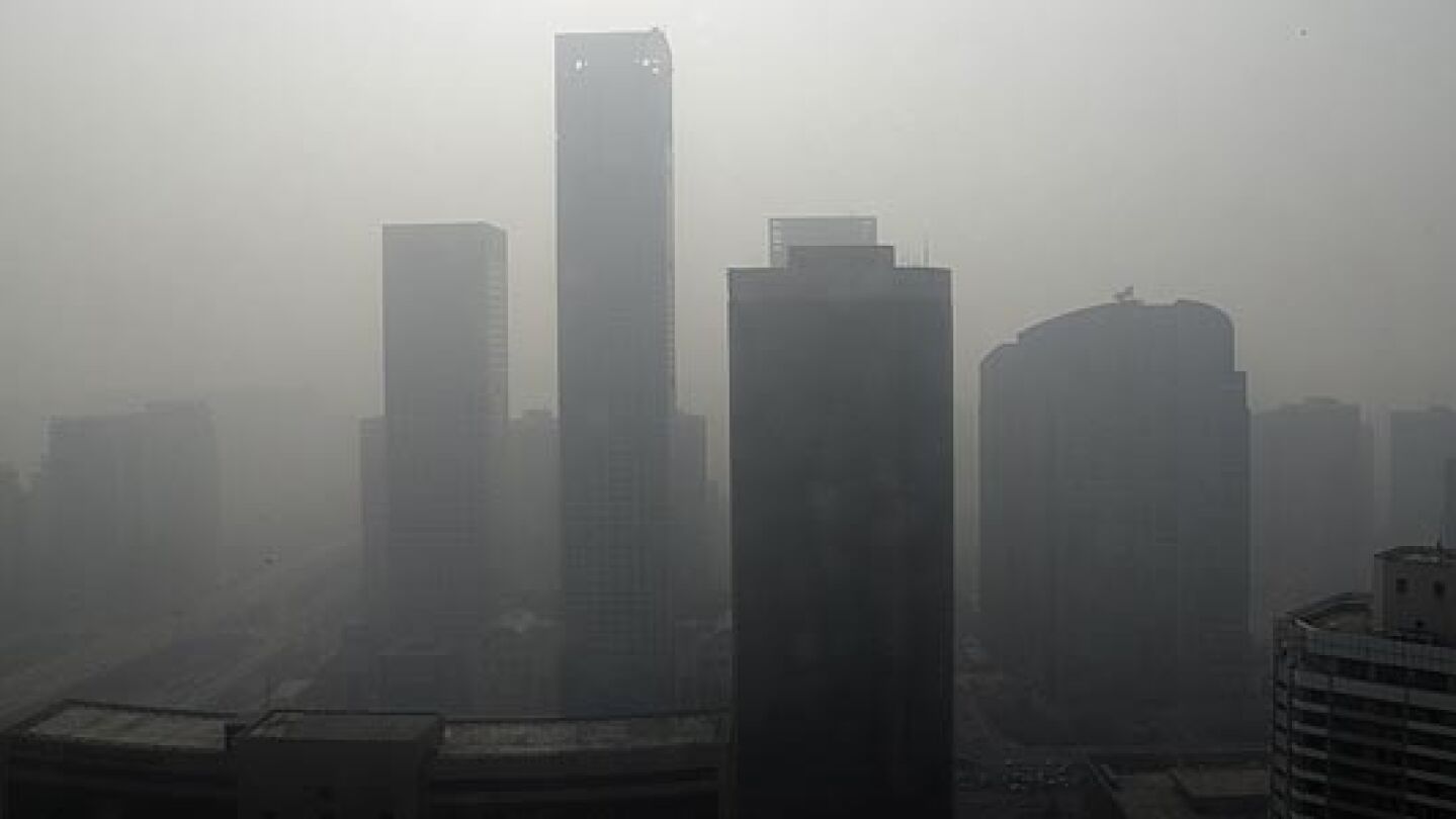 Contaminaci&oacute;n en una ciudad