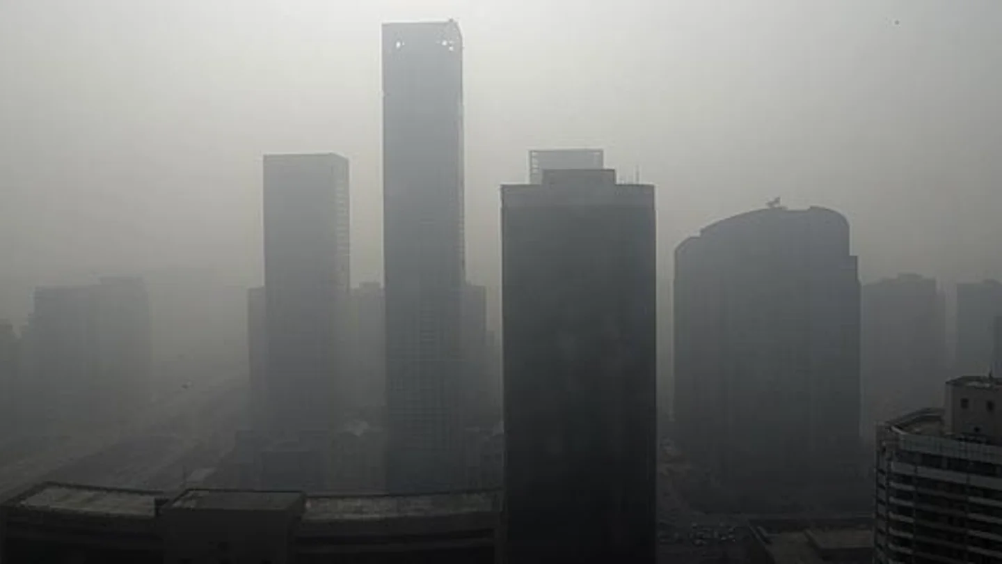 Contaminación en una ciudad Contaminación en una ciudad