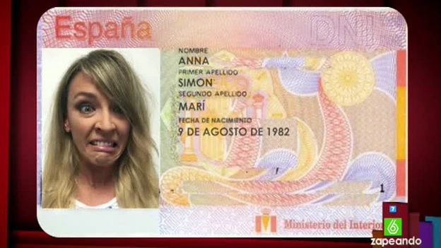 El DNI de Anna Simon El DNI de Anna Simon
