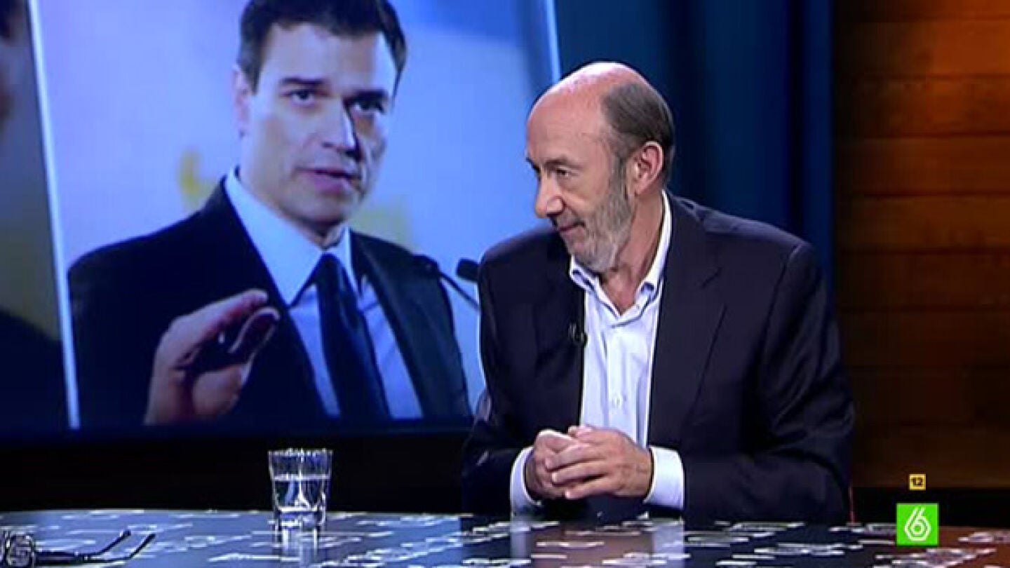 Alfredo P&eacute;rez Rubalcaba, en 'El Intermedio'