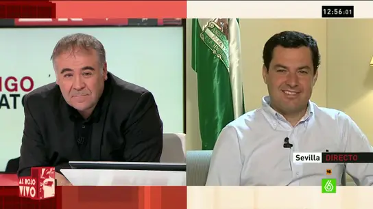 Juanma Moreno en arv Juanma Moreno en arv