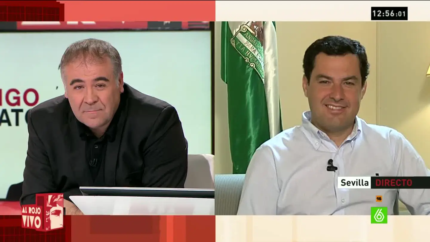 Juanma Moreno en arv Juanma Moreno en arv