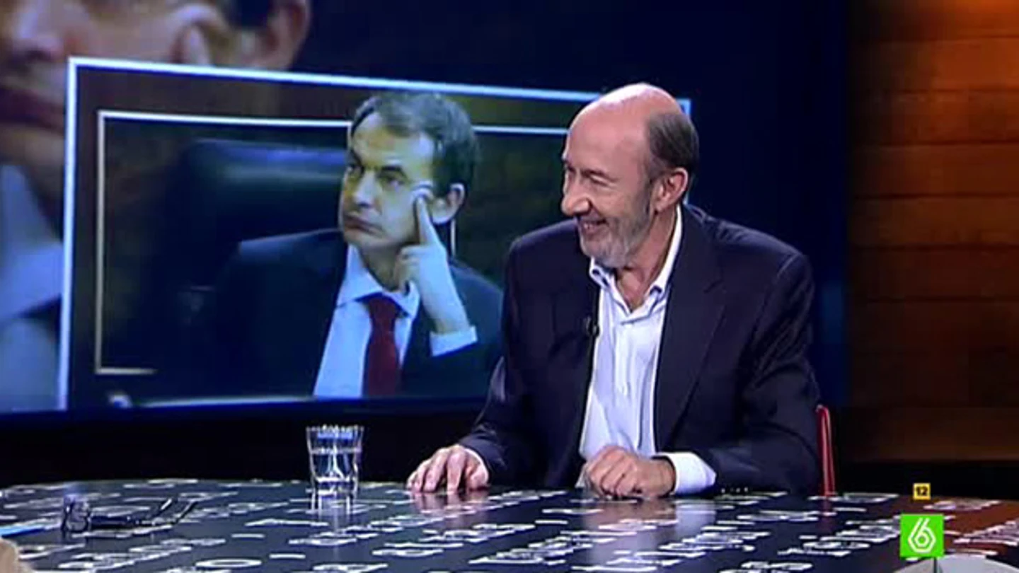 Alfredo Pérez Rubalcaba, en 'El Intermedio' Alfredo Pérez Rubalcaba, en 'El Intermedio'