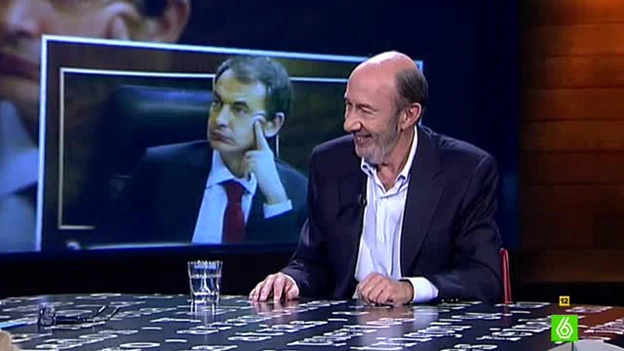 Alfredo Pérez Rubalcaba, en 'El Intermedio'