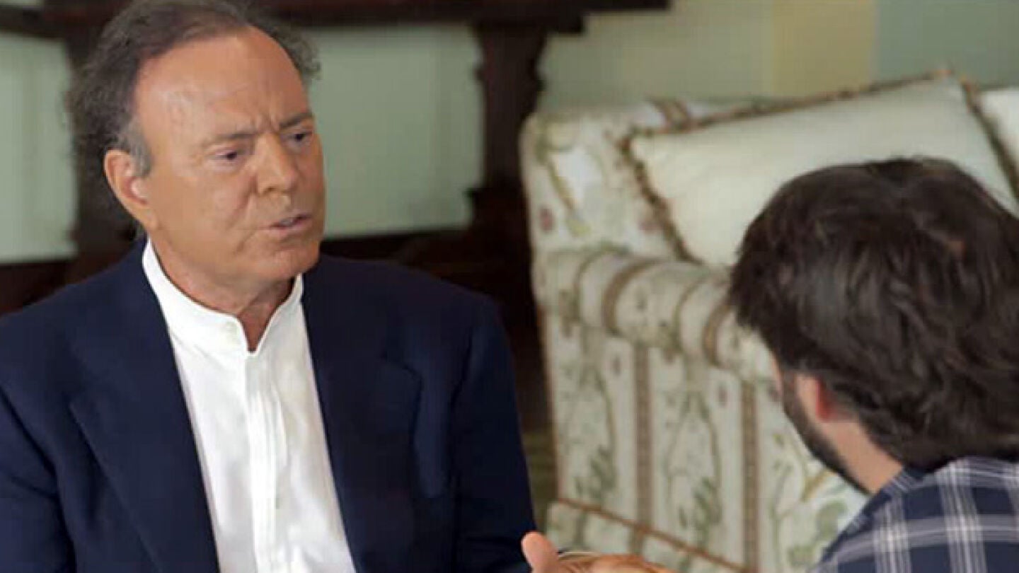 Julio Iglesias charla con Jordi &Eacute;vole en Salvados