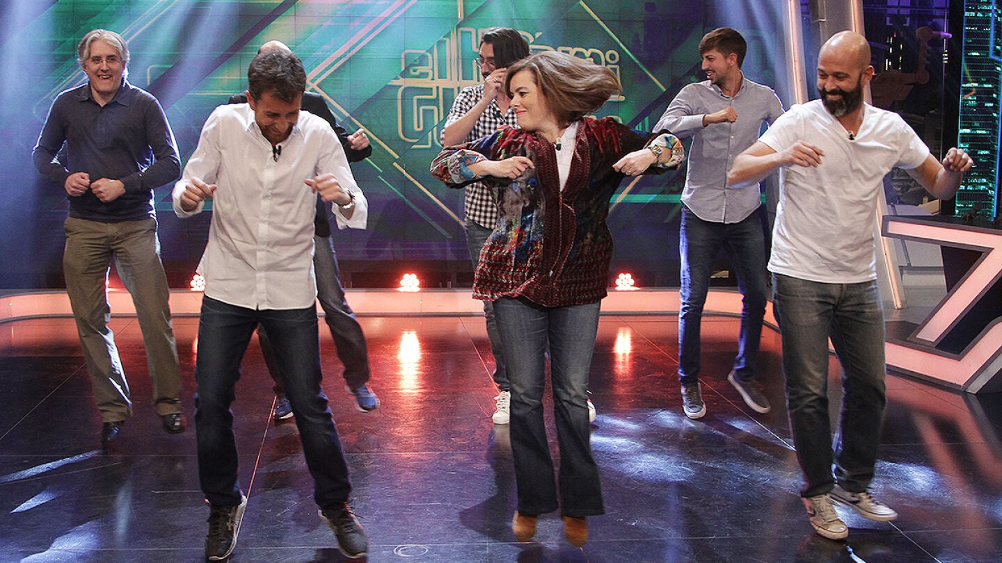 Soraya S&aacute;ez de Santamar&iacute;a en El Hormiguero 3.0