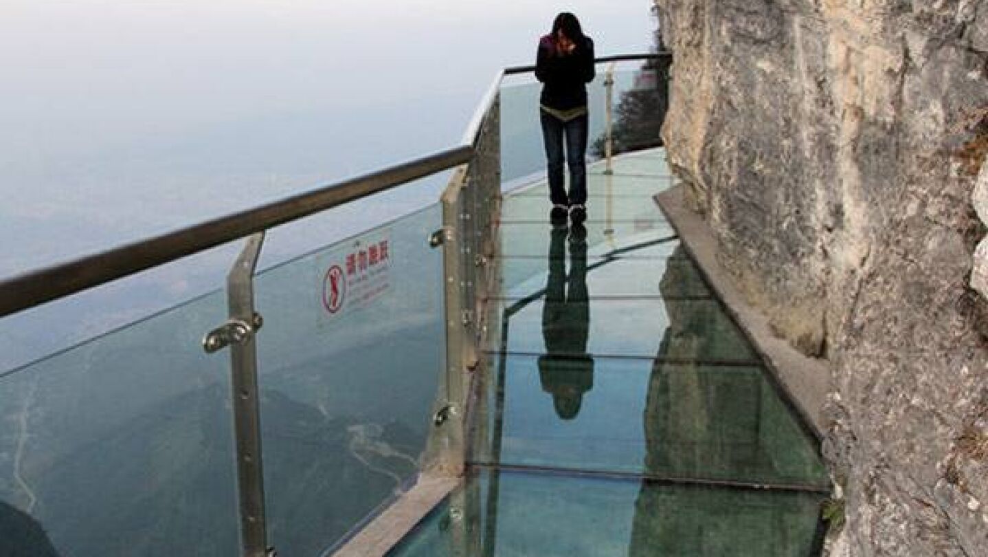 Pasarela de cristal en China