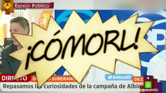 Xavier García Albiol, en un combo de '¡Comorl!' Xavier García Albiol, en un combo de '¡Comorl!'