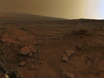 Atardecer marciano captado por el rover Curiosity