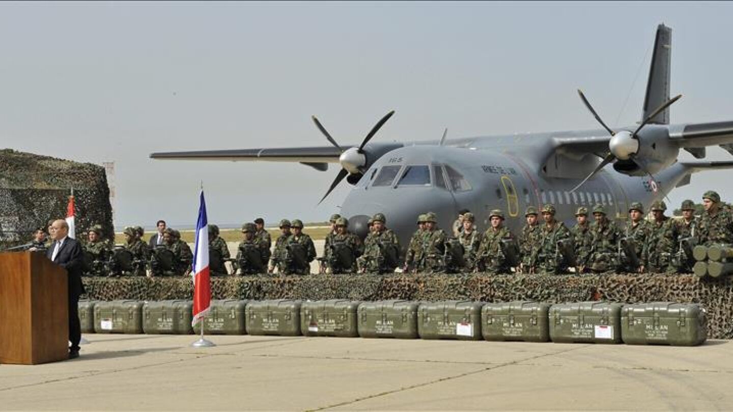 Imagen de las tropas francesas