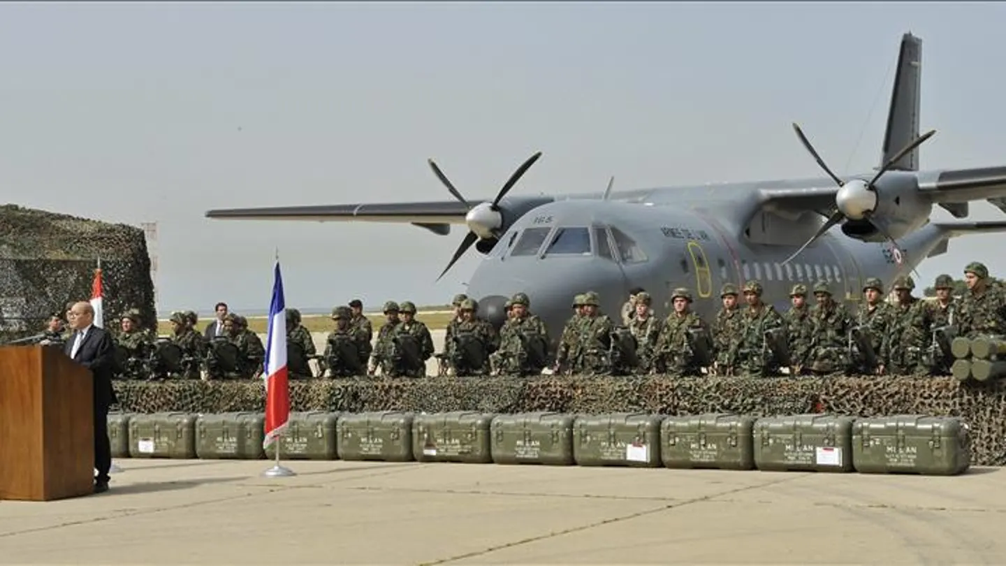 Imagen de las tropas francesas Imagen de las tropas francesas