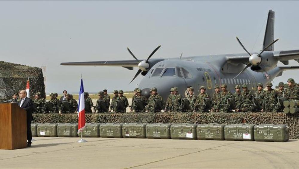 Imagen de las tropas francesas