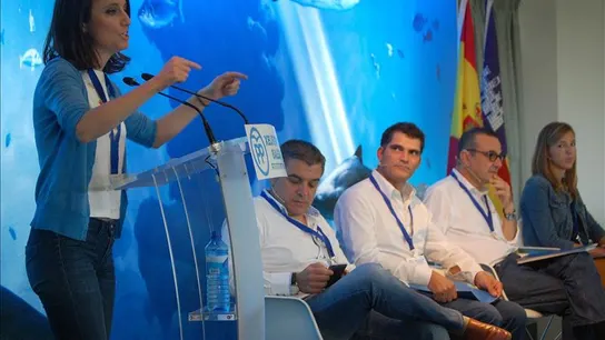 Andrea Levy durante un acto del Partido Popular Andrea Levy durante un acto del Partido Popular