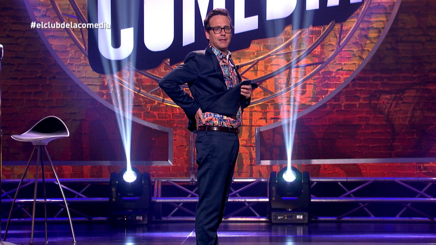Joaqu&iacute;n reyes en el Club de la Comedia