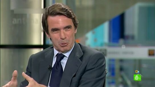 Jos&eacute; Mar&iacute;a Aznar saca pecho al comentar que sus reformas pol&iacute;ticas fueron favorables