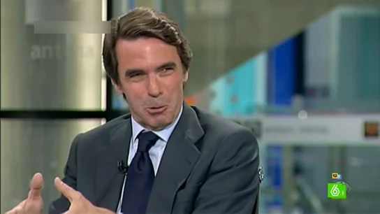 José María Aznar saca pecho al comentar que sus reformas políticas fueron favorables José María Aznar saca pecho al comentar que sus reformas políticas fueron favorables