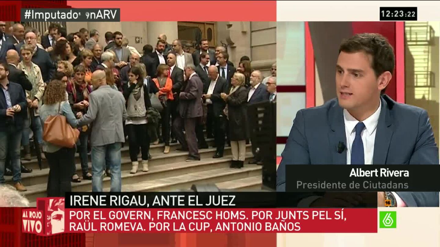 Albert Rivera en 'Al Rojo Vivo'