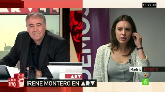 Irene Montero en ARV