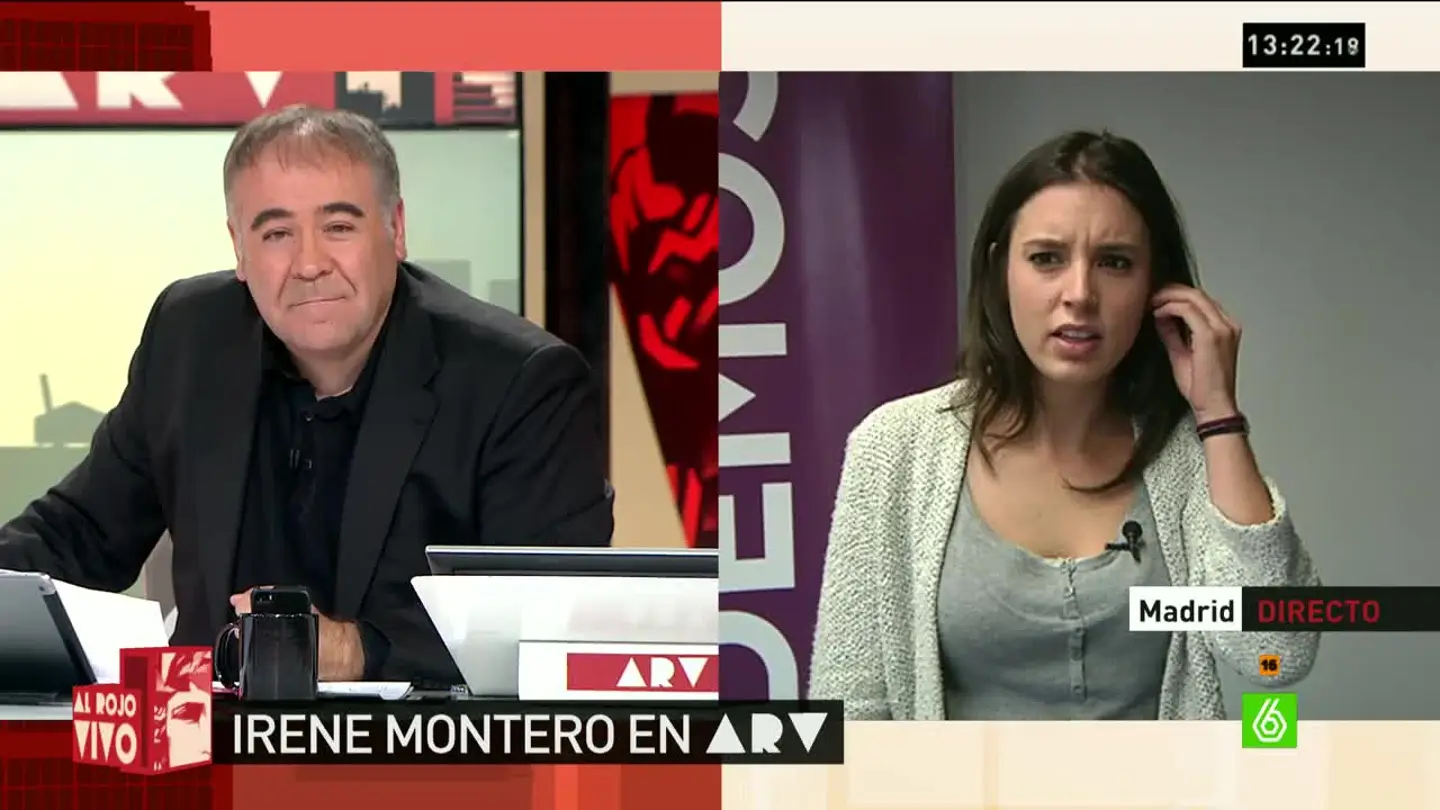 Irene Montero en ARV Irene Montero en ARV