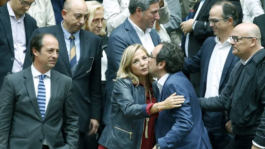 Joana Ortega, a la salida del TSJ Joana Ortega, a la salida del TSJ