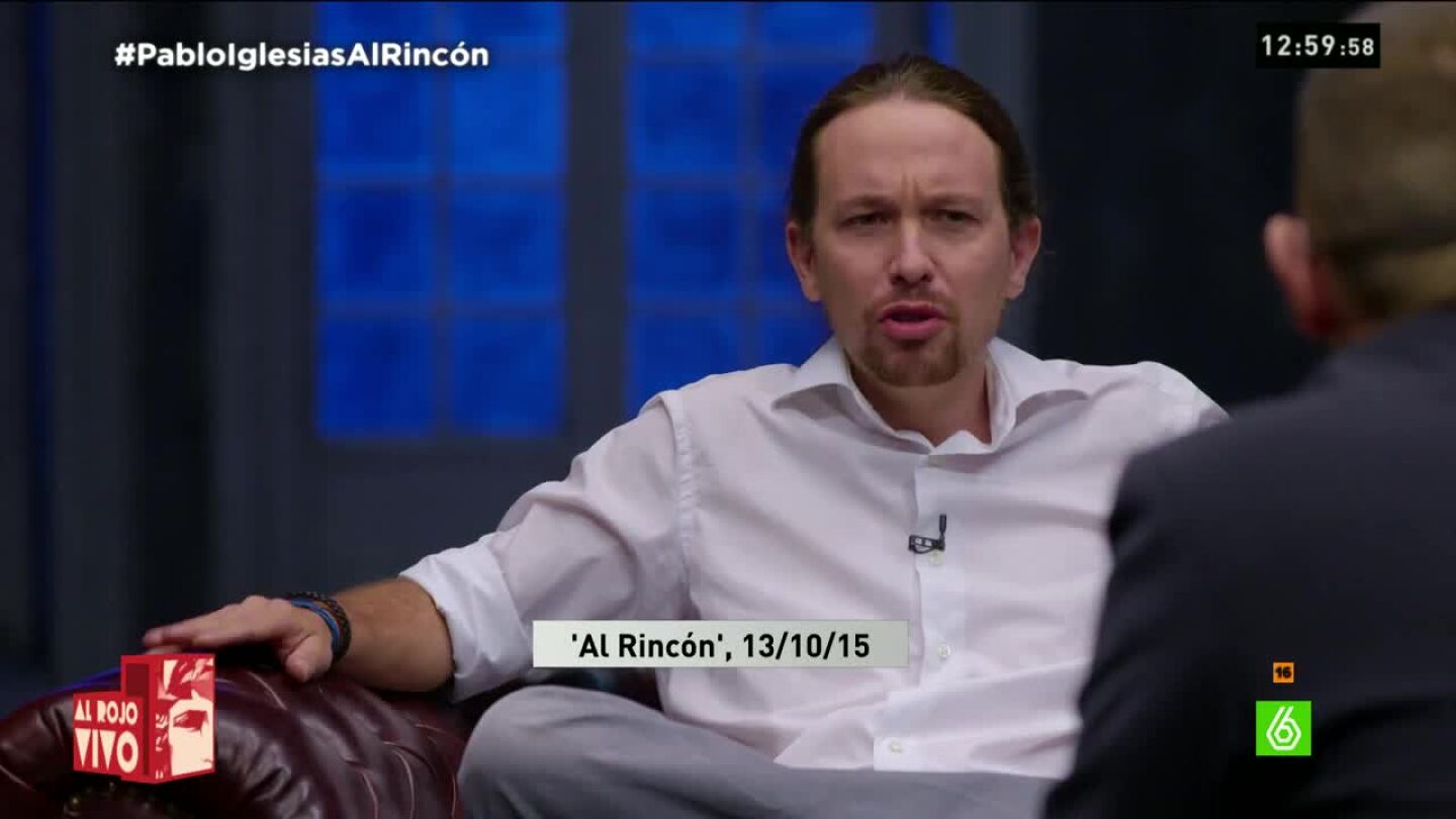 Pablo Iglesias, en 'Al rinc&oacute;n de pensar'