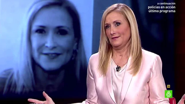 Cristina Cifuentes, en El Intermedio