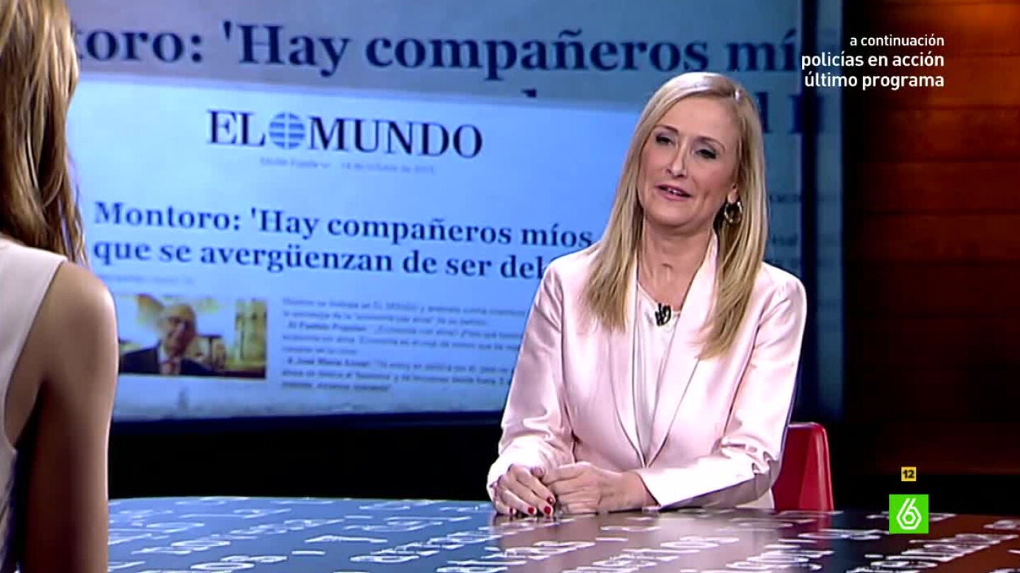 Cristina Cifuentes critica a los que hacen cosas que no deb&iacute;an desde el PP