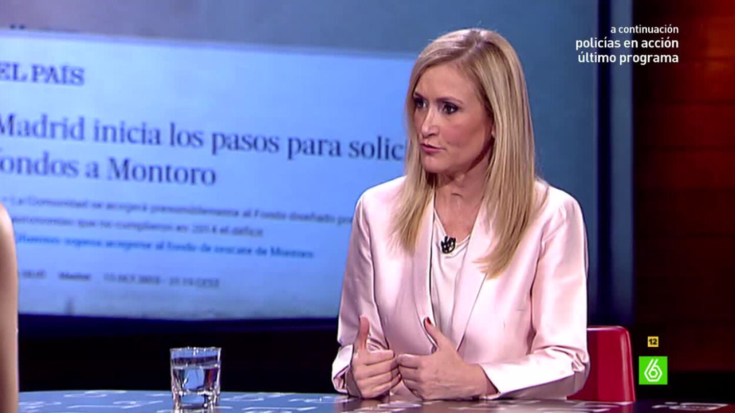Cristina Cifuentes repasa algunas de las medidas que ha tomado y el lugar de donde ven&iacute;a la Comunidad de Madrid