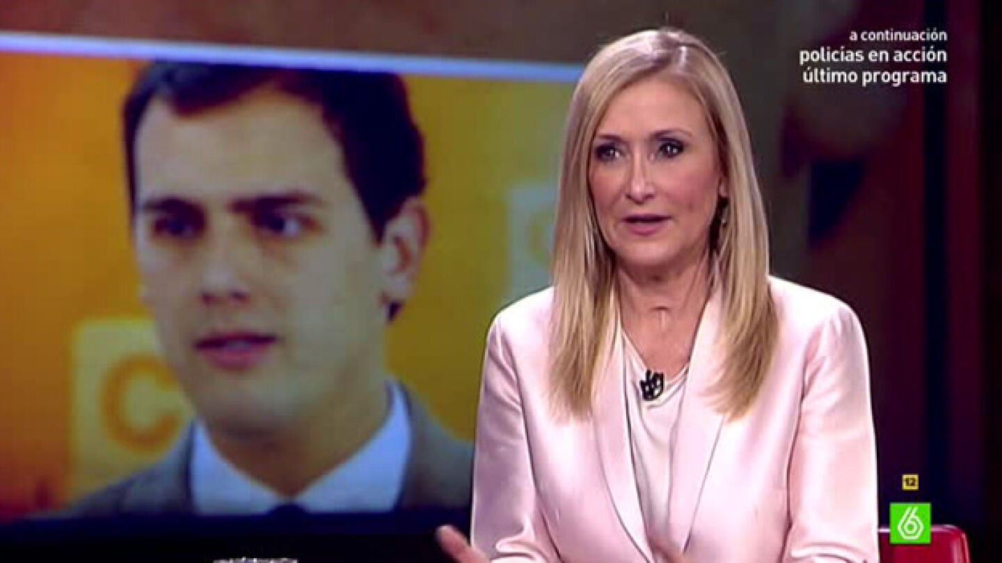 Cristina Cifuentes visita El Intermedio