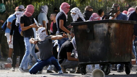 Enfrentamientos entre el ej&eacute;rcito israel&iacute; y los palestinos en Jerusal&eacute;n