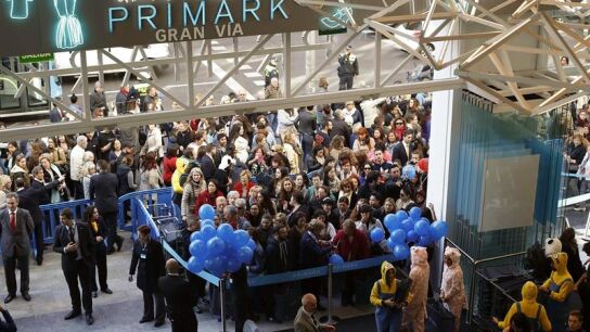 Apertura de la tienda Primark en Gran V&iacute;a