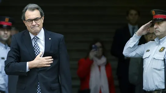 Artur Mas, a su salida del juzgado Artur Mas, a su salida del juzgado