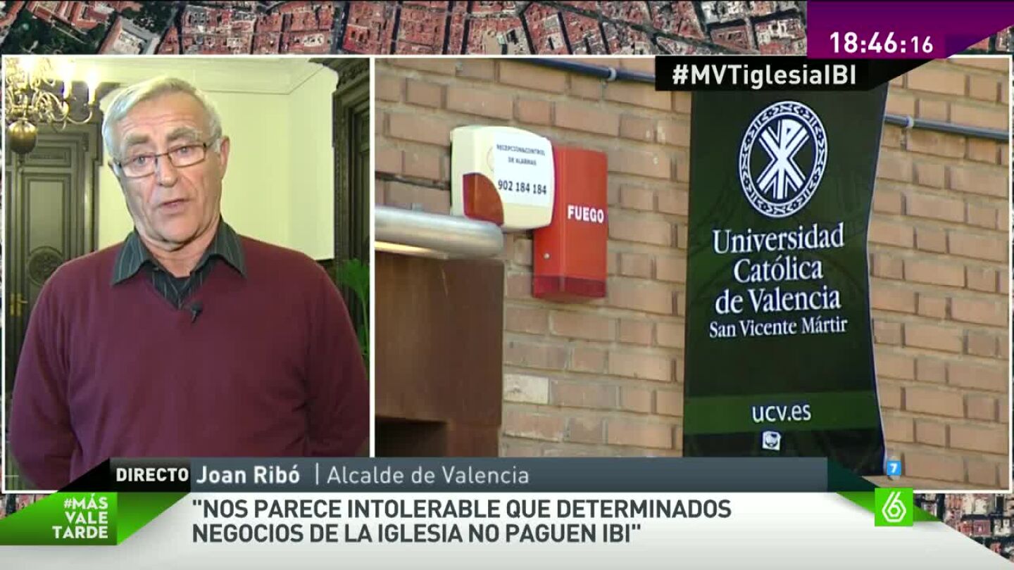Joan Rib&oacute;, alcalde de Valencia